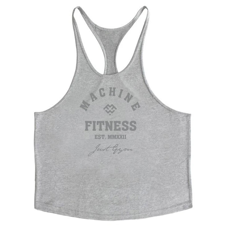Profession elle y zurück Fitness studio Tank Top Männer Baumwolle Fitness Kleidung Bodybuilding ärmelloses Hemd Muskel Stringer Unterhemden Trainings weste