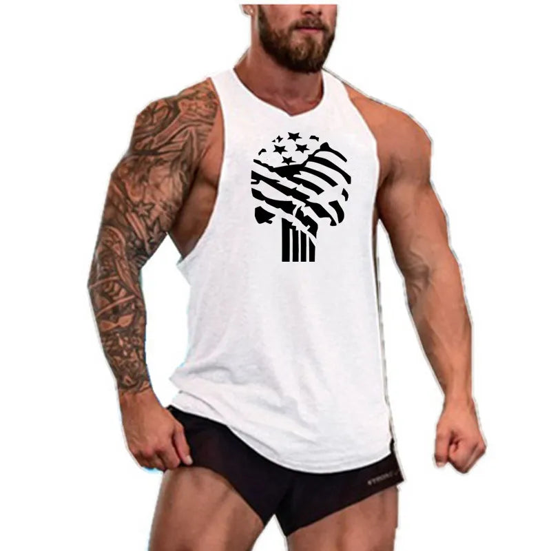 Gym T-Shirts Hosenträger Mann Stringer Fitness Shirt Bodybuilding Shirt Herren Top für Fitness Westen Herren Weste Ärmelloses Sweatshirt