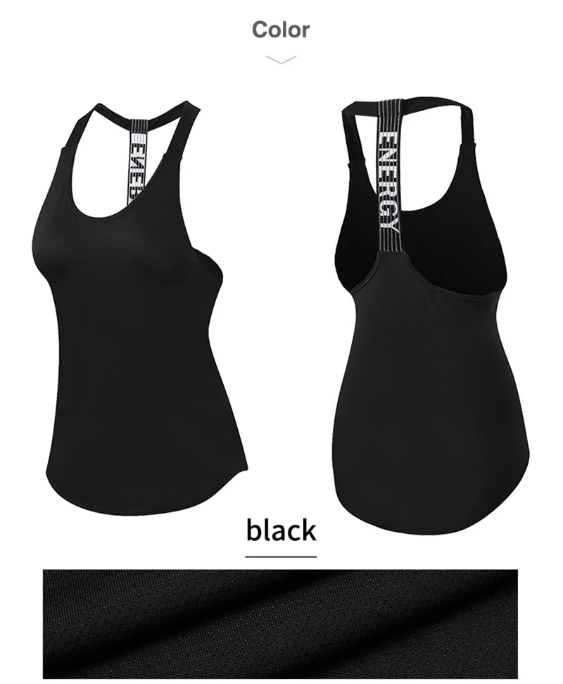 Frauen Gym Tops Schwarz Ärmelloses Yoga Top Frauen Fitness Shirt Gym Weste Lauf workout Sport Tops Brief Rückenfreies Shirt