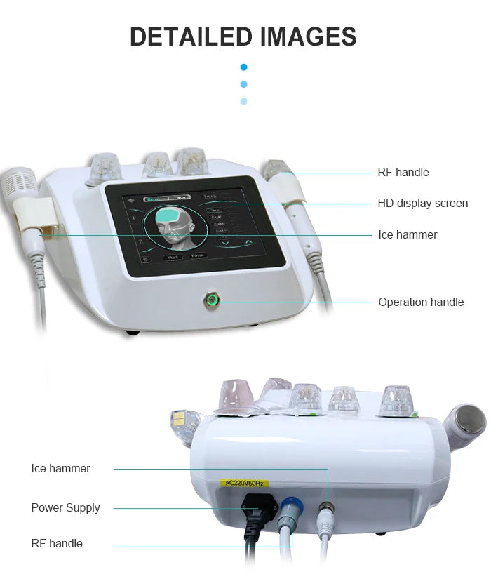 Acne Machine Acne Treatment Using Microneedle Rf/Micro Fractional Rf Einxel Plus Korea/Rf Face Lift Device