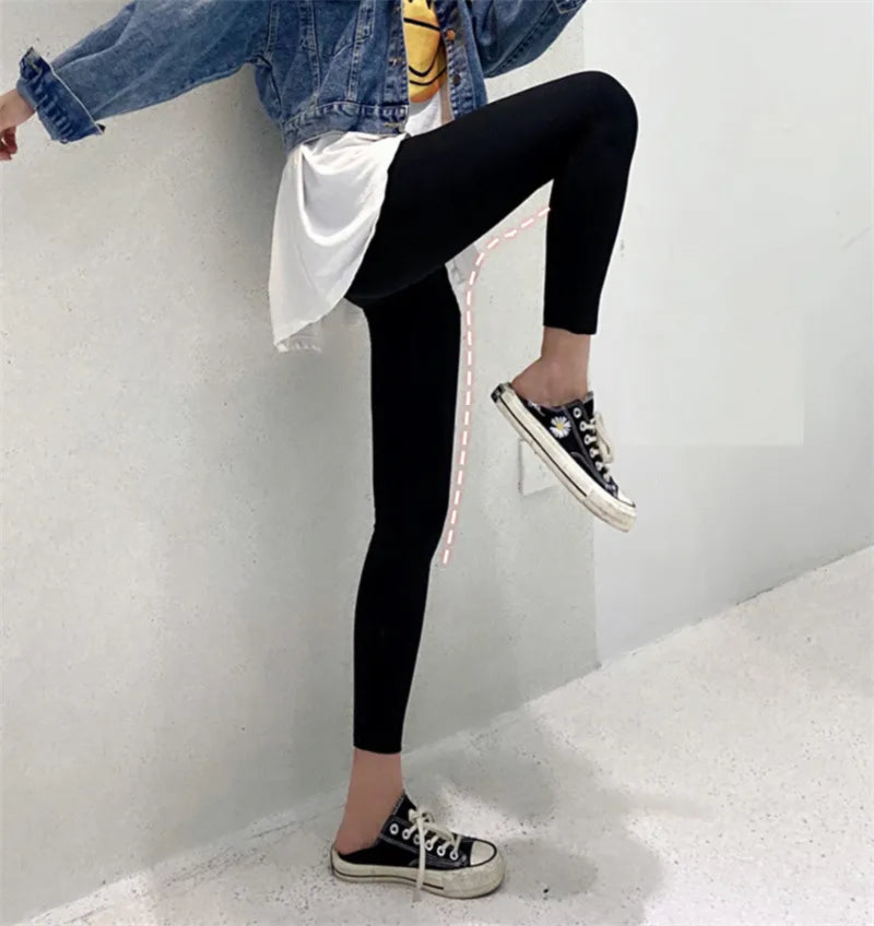 Frauen Jegging Jeans hoch taillierte Mode Jeans hose gute dehnbare Streetwear Laufsport lässig Body Shaping Hosen Legging