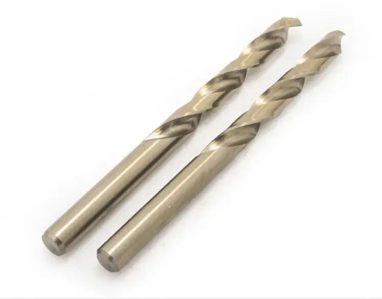 8,1/8,2/8,3/8,4/8,5/8,6/8,7/8,8/8,9/9,0 mm Kobalt-Edelstahl-Spiralbohrer mit geradem Schaft, Metallbohrer aus Eisen und Aluminiumlegierung