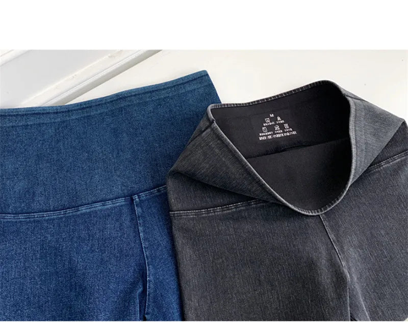 Frauen Jegging Jeans hoch taillierte Mode Jeans hose gute dehnbare Streetwear Laufsport lässig Body Shaping Hosen Legging