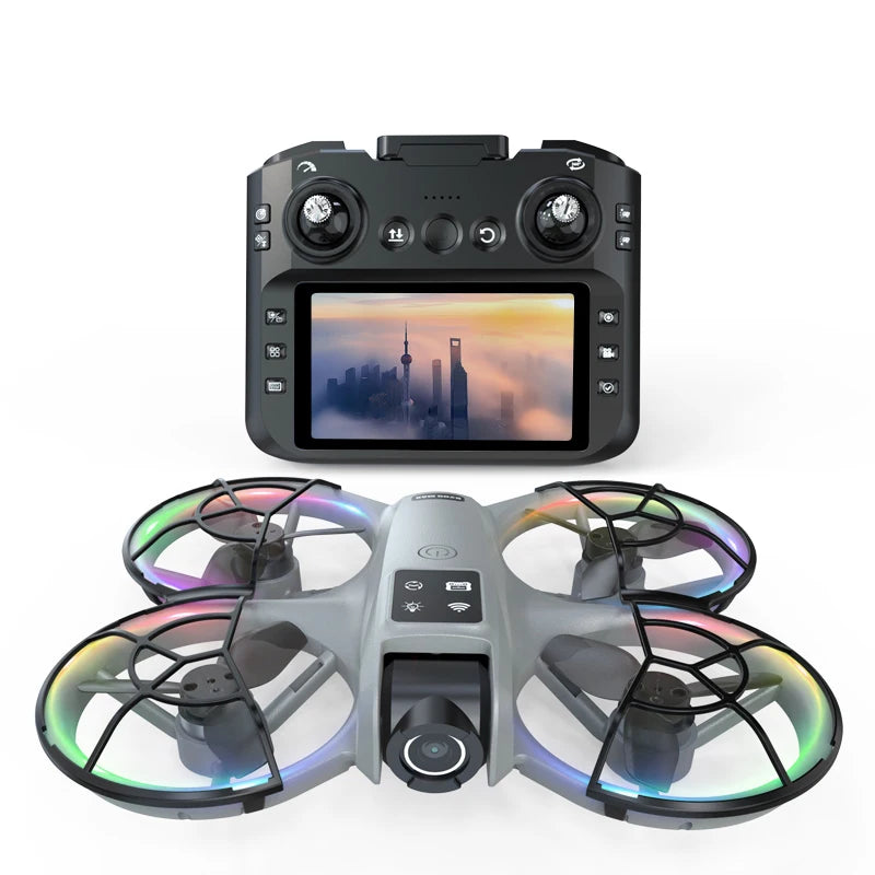 outdoor Portable Mini K200 MAX 4k drone gps 4.5 Inch Screen Remote Transmission Aerial Photo long range 4K camera flying drone