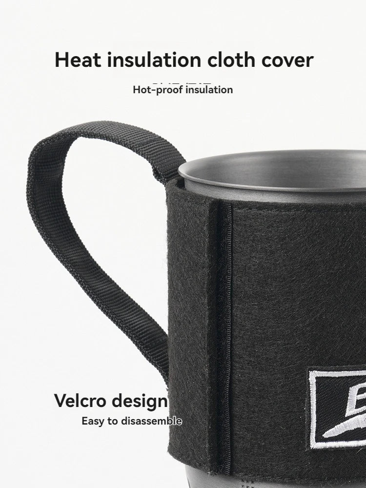 1500 W BRS 61, integrierter Wärmesammel-Topfbrenner für den Außenbereich, ultraleicht, tragbar, Wanderofen, Kochen, Rucksackreisen, Herdsystem