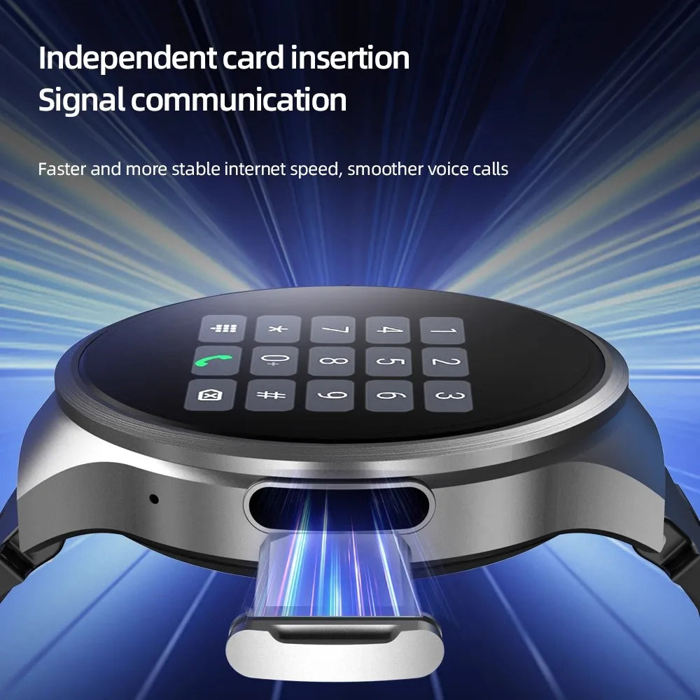 VP50 Smartwatch Globaler Anruf SIM-Karte 4G Android 10 AMOLED 1,75 Zoll 180 °   Herausziehbare Kamera GPS WIFI WhatsApp Smartwatch für Herren