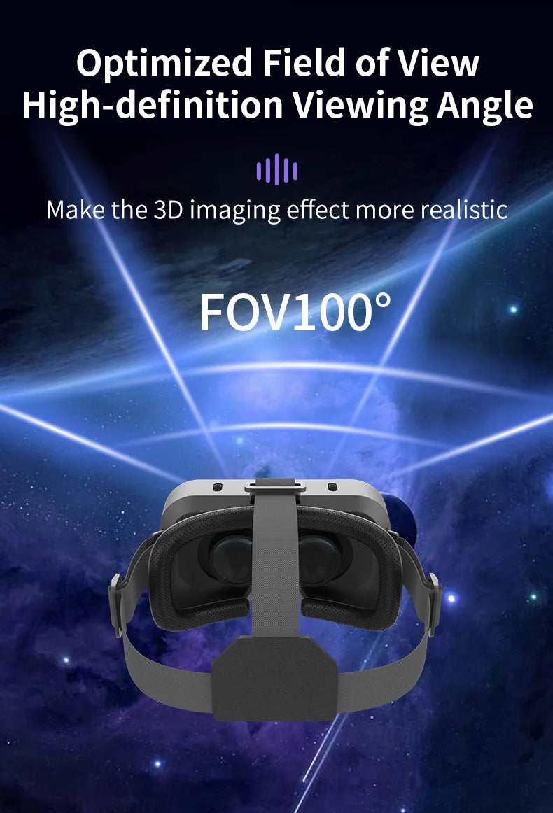 Vr Brille Virtual-Reality-Headset Viar-Geräte Helm 3D-Objektive Smart-Brille für Smartphones Handy Handy Gogle Spiel Zubehör
