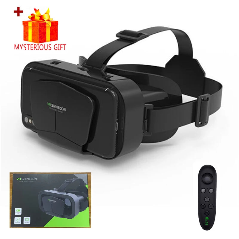 Vr Brille Virtual-Reality-Headset Viar-Geräte Helm 3D-Objektive Smart-Brille für Smartphones Handy Handy Gogle Spiel Zubehör