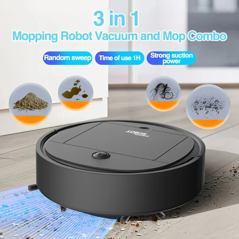 Xiaomi MIJIA 3-in-1 Smart Sweep Robot 4000pa Saugleistung Vollautomatische Haushaltsreinigungsmaschine USB-Aufladung Smart Staubsauger
