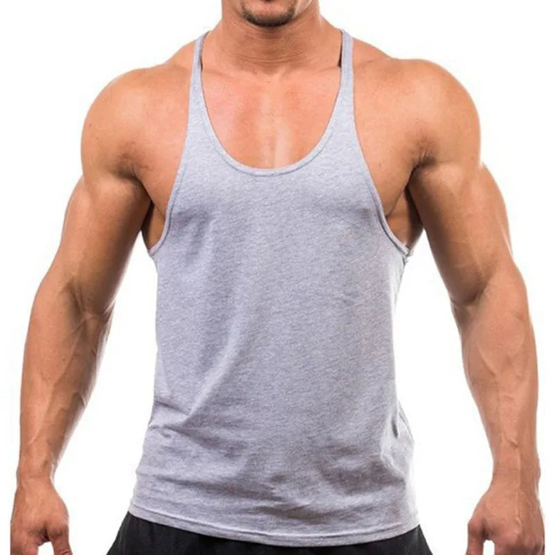Neue Stil Jogger Gym Singlet Training Bodybuilding Tank Top Weste Hemd Ärmelloses Fitness Baumwolle Hemd Für Männer