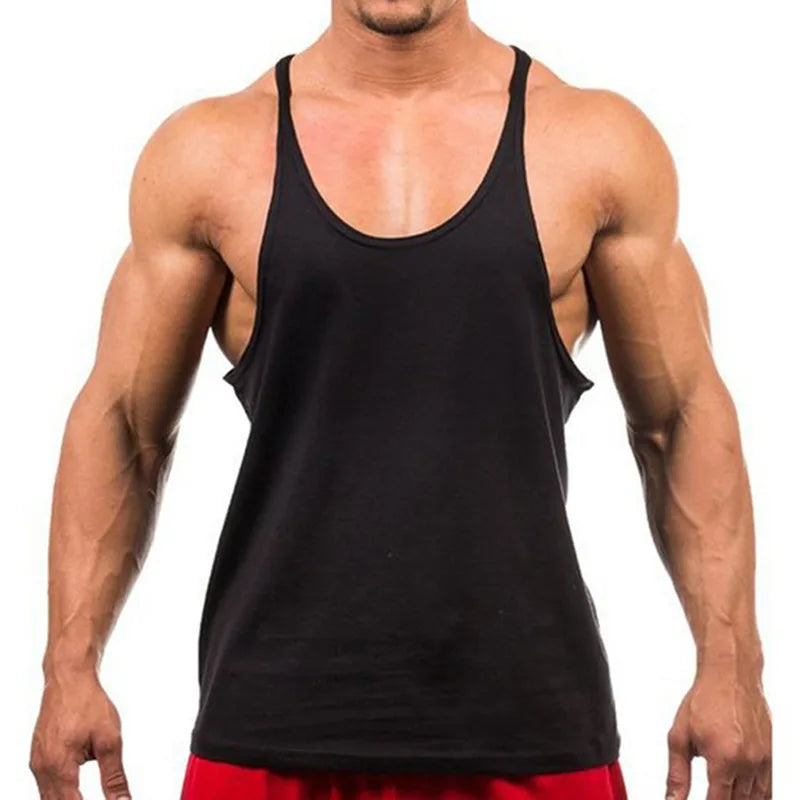 Neue Stil Jogger Gym Singlet Training Bodybuilding Tank Top Weste Hemd Ärmelloses Fitness Baumwolle Hemd Für Männer