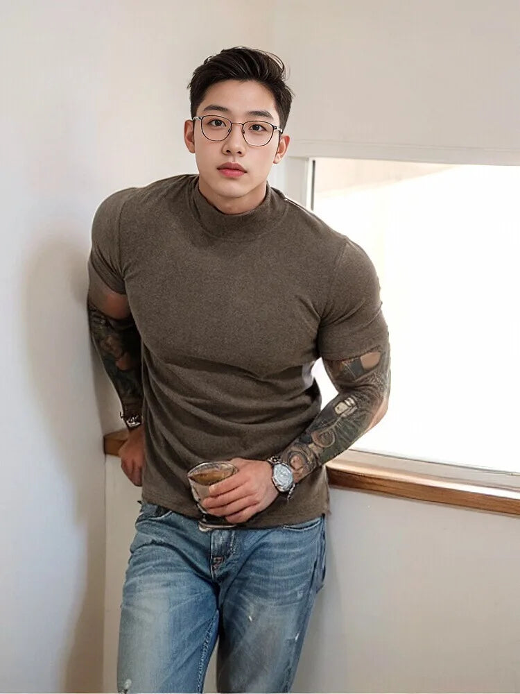 Gym männer Sommer Sport Quick Dry Fitness Kurzarm T-shirt Outdoor Dünne Beiläufige T Tops Muscle Strumpfhosen Bodybuilding Kleidung