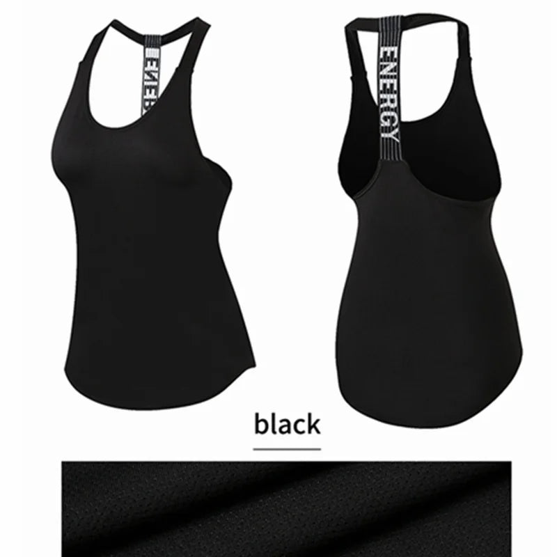Frauen Gym Tops Schwarz Ärmelloses Yoga Top Frauen Fitness Shirt Gym Weste Lauf workout Sport Tops Brief Rückenfreies Shirt
