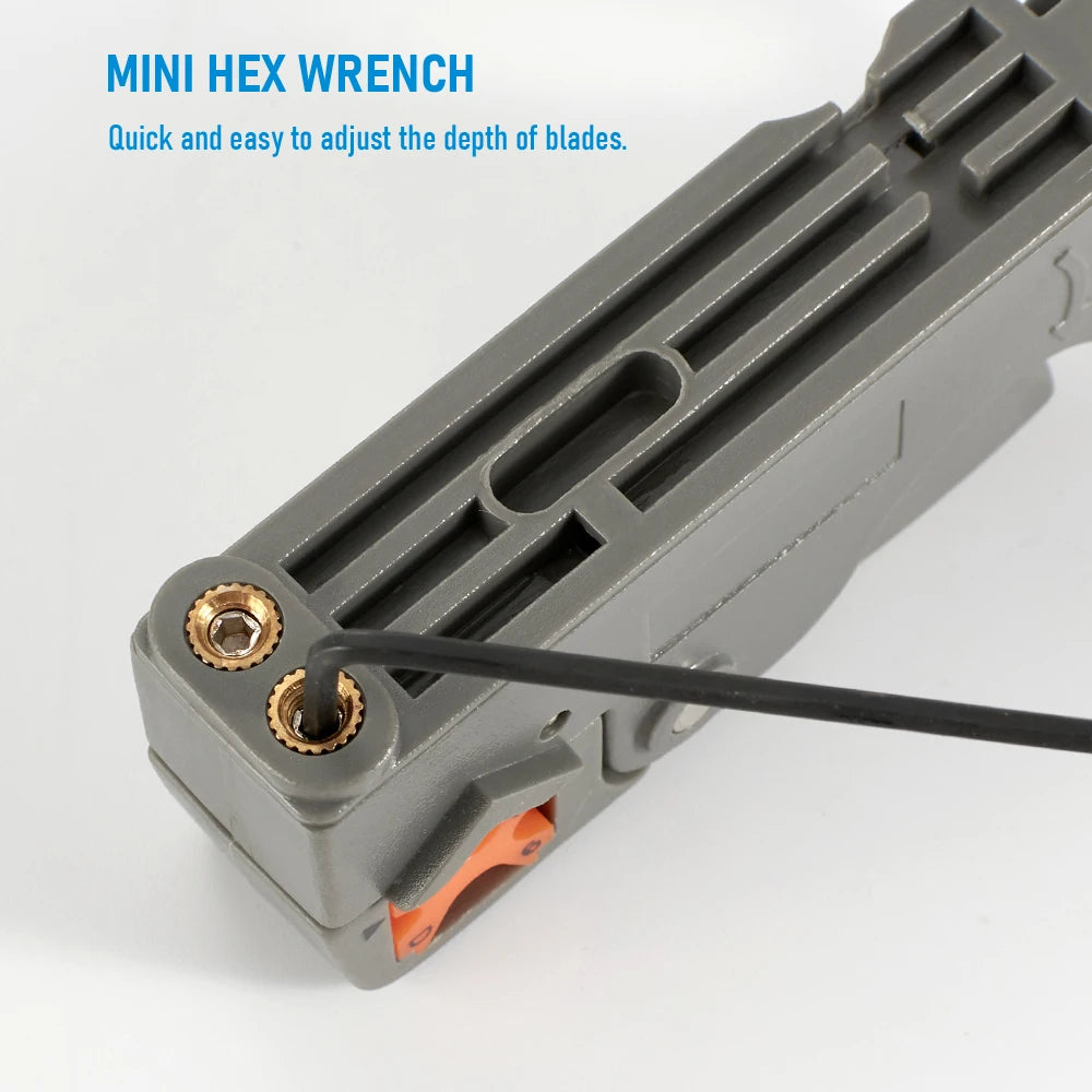 Abisolierzange Dekrustation Draht Kabel Werkzeuge Abisolierzange Edelstahl Sechskantschlüssel Zubehör Isoliert Elektrisch Gerade