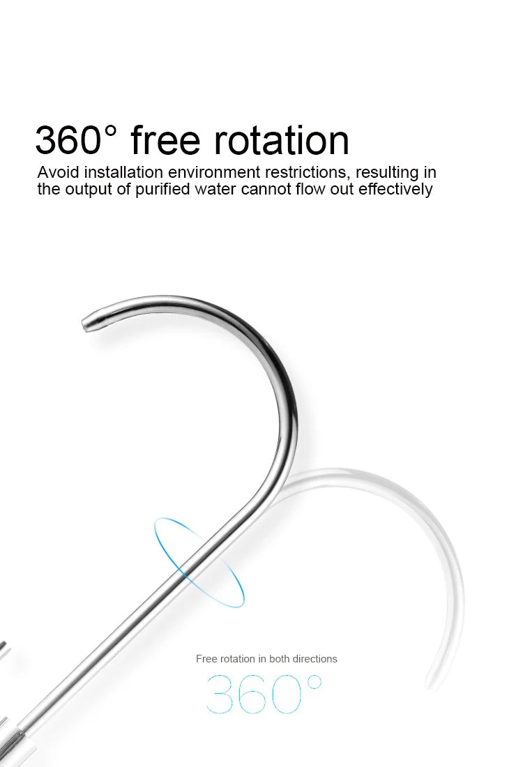 Wasserfilter-Reinigungshahn, bleifreier gefilterter Wasserhahn, passend für Umkehrosmose-Einheiten oder Wasserfiltrationssystem, Küchen-RO-Wasserhahn