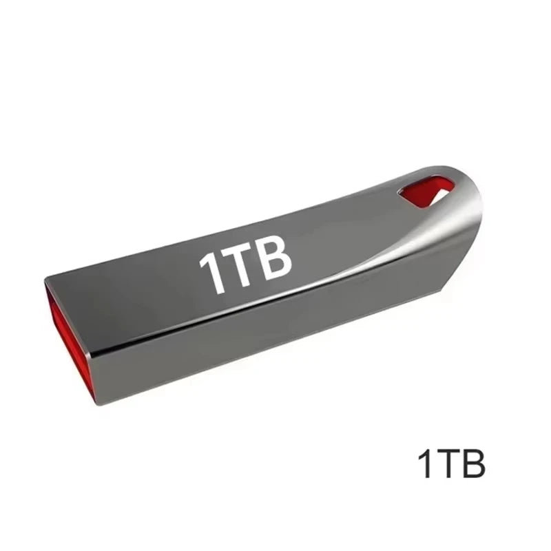 2 TB USB 3.0-Flash-Laufwerke, Hochgeschwindigkeits-Metall-Stick, 1 TB, 512 GB, 256 GB, tragbares USB-Laufwerk, wasserdichte Memoria-USB-Flash-Disk ﻿
