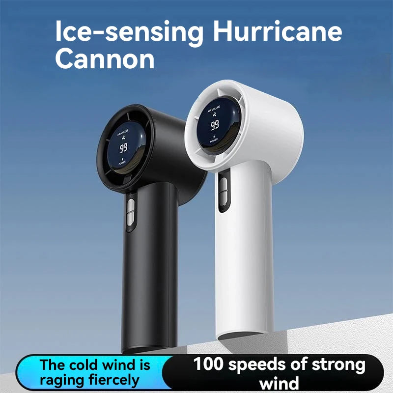 Xiaomi MIJIA 100-Gang-Handventilator mit hoher Geschwindigkeit, USB-Aufladung, tragbarer Mini-Turbo-gewalttätiger kleiner leistungsstarker Außenventilator, 3000-mAh-Akku