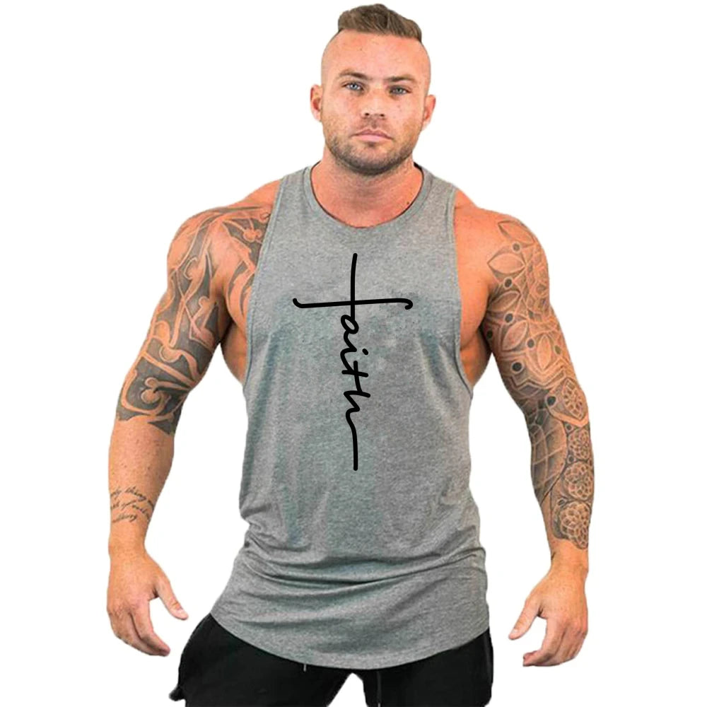 Sport kleidung für Männer Unterhemd ärmellose Sweatshirt Kleidung Stringer Marke Fitness Shirt Trainings weste Sportswear Top Unterhemden