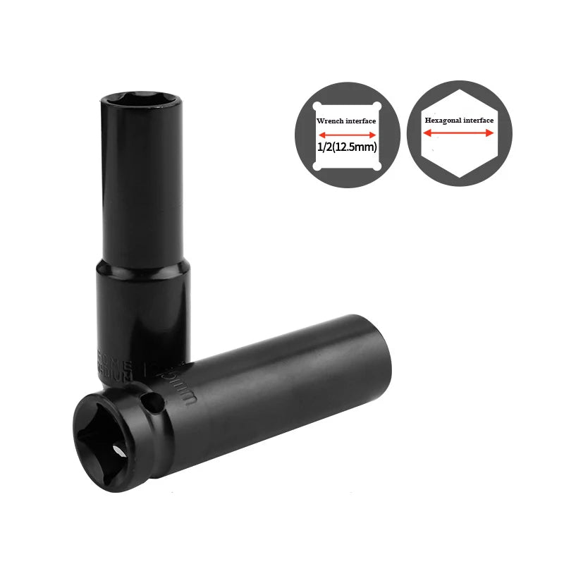 10-teiliges Steckschlüsselsatz, universelles pneumatisches Wartungswerkzeug mit tiefem Schlitz, Schraubenschlüsselsatz für mechanische Reparaturen von Automobilgeräten