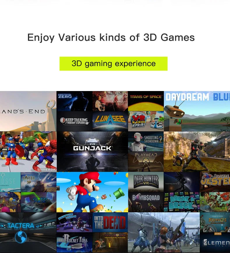 Vr Brille Virtual-Reality-Headset Viar-Geräte Helm 3D-Objektive Smart-Brille für Smartphones Handy Handy Gogle Spiel Zubehör