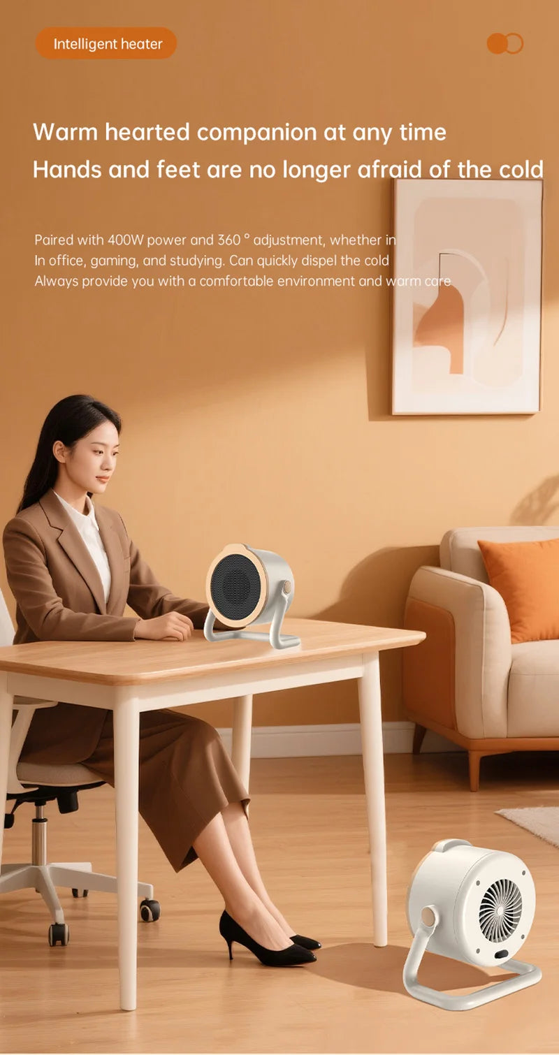 Xiaomi 1000W Tragbare Desktop Elektrische Heizung Warme Luft Gebläse Heizung Keramik Raum Heizung Mit Spitze Über Schutz Für den Heimgebrauch