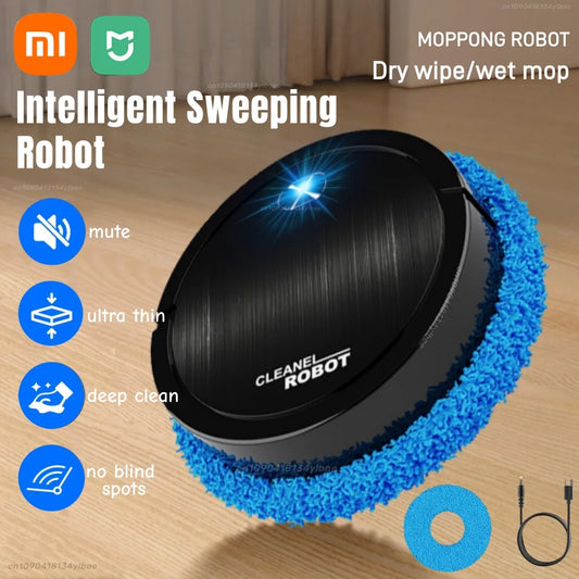 Xiaomi Bodenwischroboter, leiser Bodenwäscher, Reinigung von nassen und trockenen Smart Home-Bodenfegen, automatischer elektrischer Reinigungsroboter