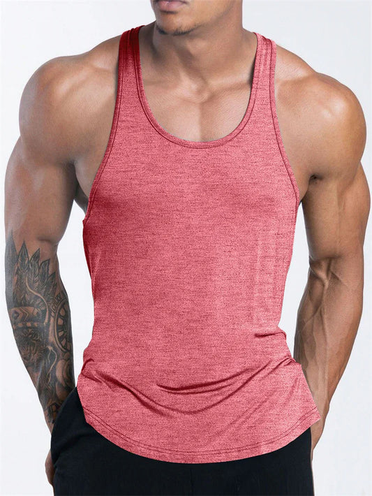 Männer Sport Fitness Tank Top Sommer GYM Training Unterhemd Laufen Basketball Schnell Trocknend Atmungsaktive lose Tank Top männer tops
