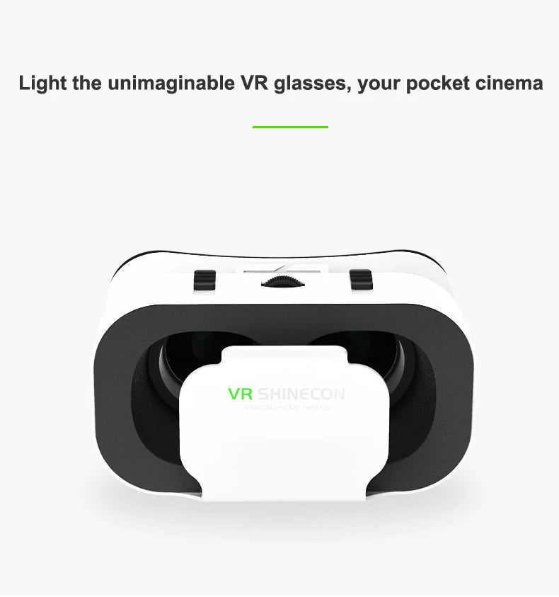 Vr Brille Virtual-Reality-Headset Viar-Geräte Helm 3D-Objektive Smart-Brille für Smartphones Handy Handy Gogle Spiel Zubehör