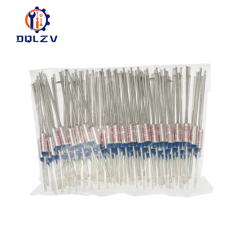 TF Thermosicherung RY 10A 15A 250V Temperatur 65C 73C75C 85C 100C 110C 120C 130C 152C 165C 172C 185C 192C 200C 216C 240C 280C 300C