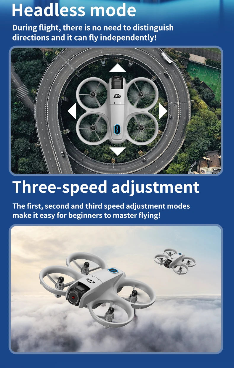 Xiaomi Gt3 Max Drohne 8k HD Luftaufnahmen, großer Bildschirm, optischer Fluss, Positionierung, bürstenlos, intelligente Hindernisvermeidung