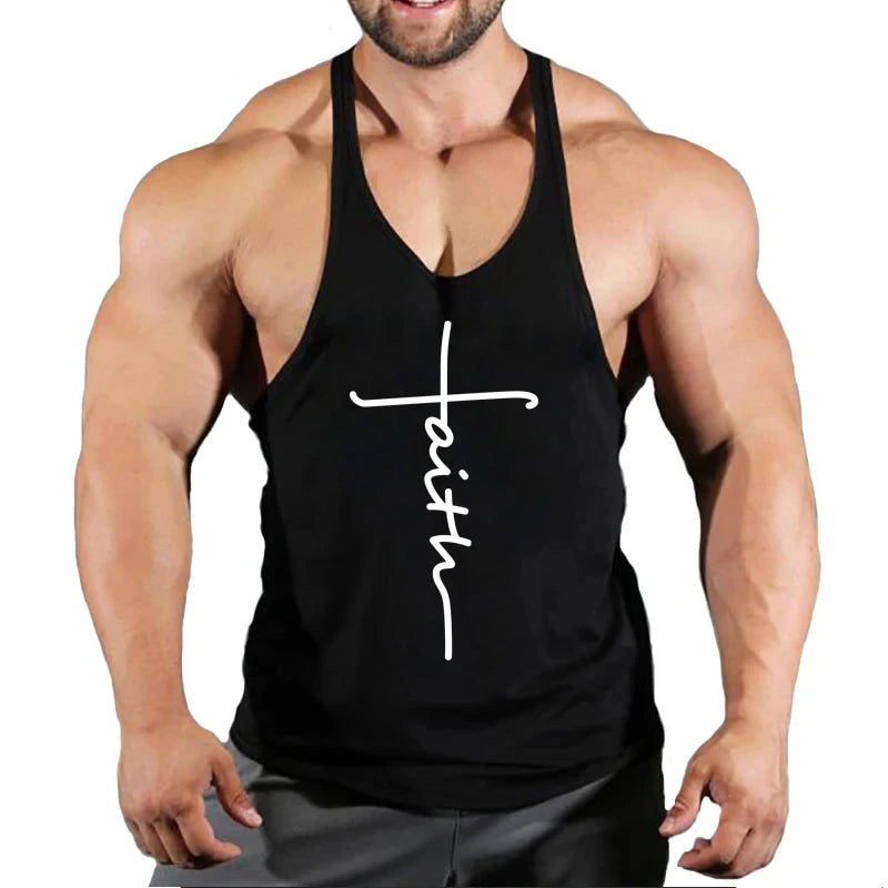 Gym Top Männer T-shirts Fitness Mann Kleidung Muskel Bodybuilding Hemd Singlet Stringer Kleidung Weste männer Singuletts Westen Tops
