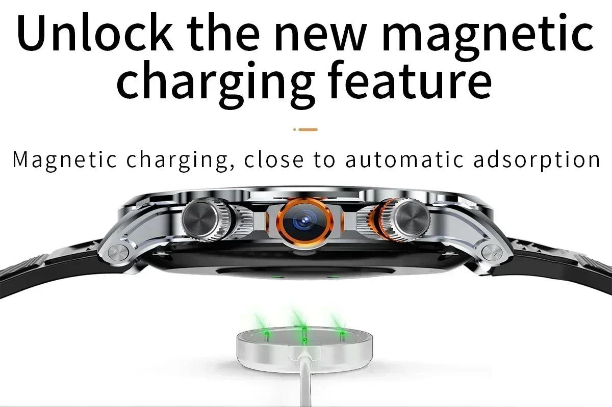 Neue H18 Android Smartwatch 1,95 Zoll AMOLED Blaulichtfilter Bluetooth Anruf GPS+GLONASS Dual Navigation Wasserdicht