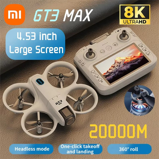 Xiaomi Gt3 Max Drohne 8k HD Luftaufnahmen, großer Bildschirm, optischer Fluss, Positionierung, bürstenlos, intelligente Hindernisvermeidung