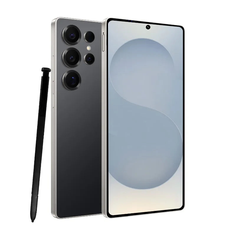 Global Vision S25 Ultra Smartphone 5G Android 12 8 GB RAM 512 GB ROM 6,8 Zoll Telefon 1920 x 1080HD 24 + 48 MP 4 5G Netzwerk-Handys