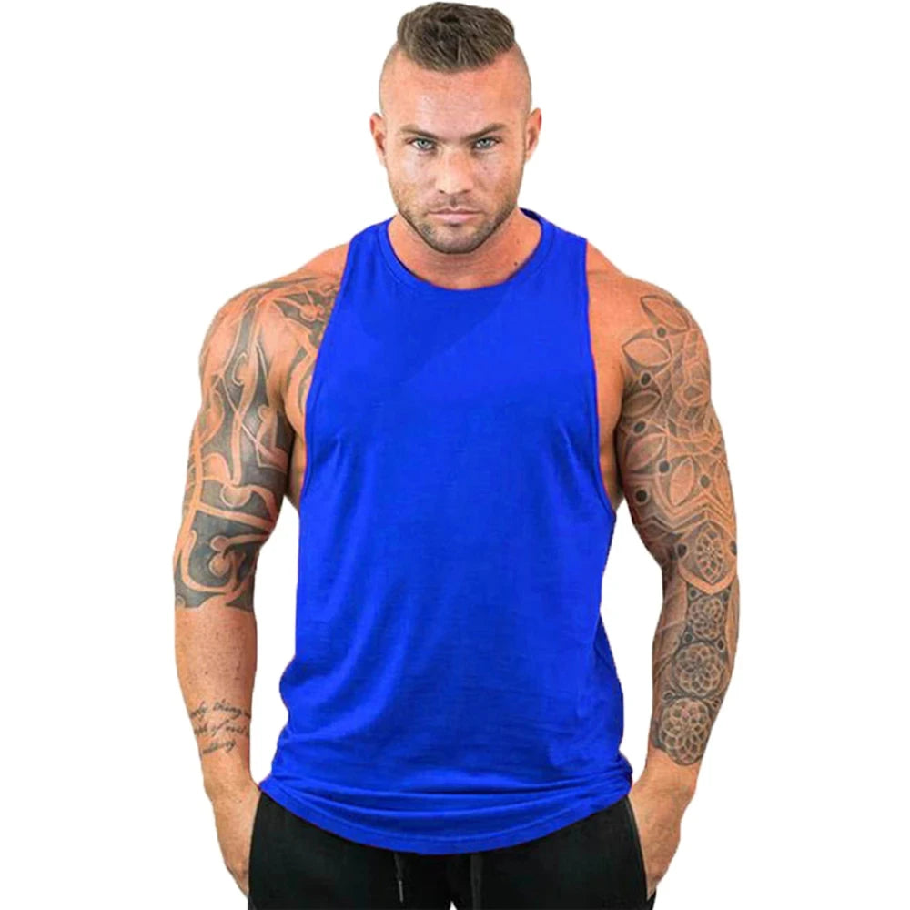 Sport kleidung für Männer Unterhemd ärmellose Sweatshirt Kleidung Stringer Marke Fitness Shirt Trainings weste Sportswear Top Unterhemden