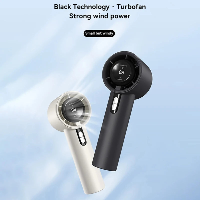 Xiaomi MIJIA 100-Gang-Handventilator mit hoher Geschwindigkeit, USB-Aufladung, tragbarer Mini-Turbo-gewalttätiger kleiner leistungsstarker Außenventilator, 3000-mAh-Akku
