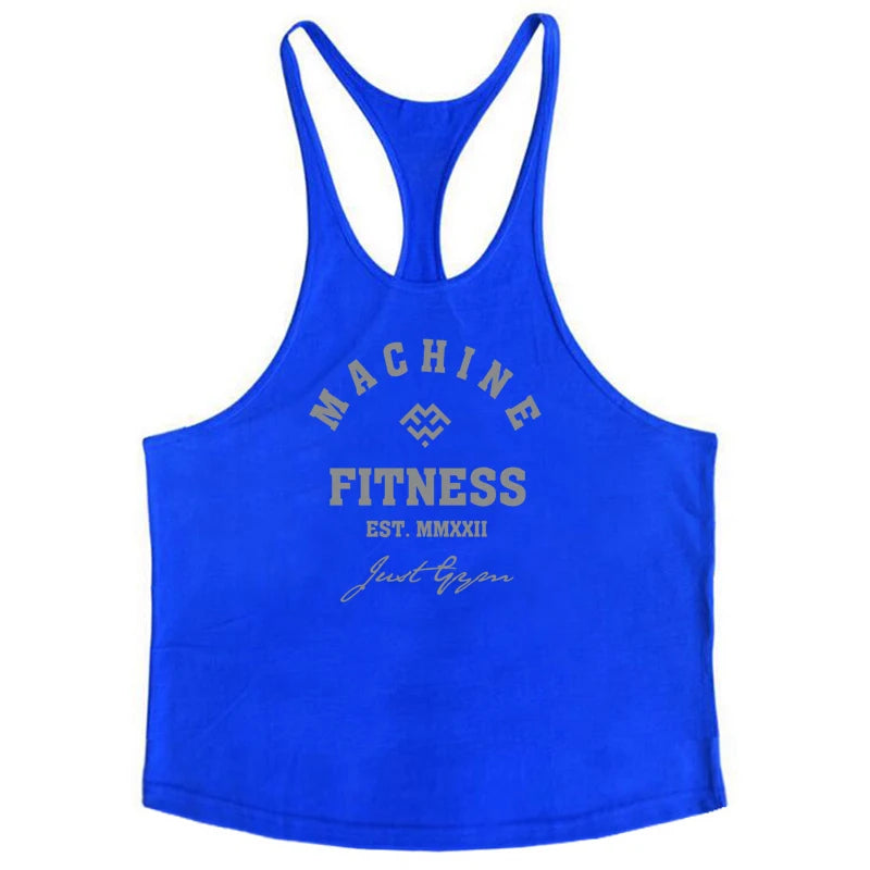 Profession elle y zurück Fitness studio Tank Top Männer Baumwolle Fitness Kleidung Bodybuilding ärmelloses Hemd Muskel Stringer Unterhemden Trainings weste