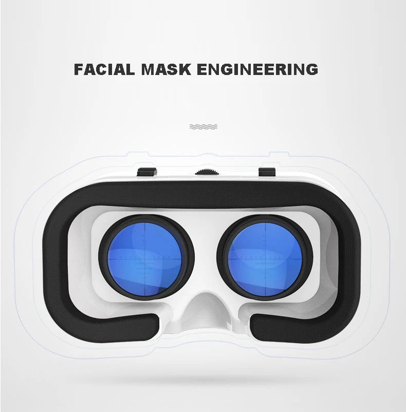 Vr Brille Virtual-Reality-Headset Viar-Geräte Helm 3D-Objektive Smart-Brille für Smartphones Handy Handy Gogle Spiel Zubehör