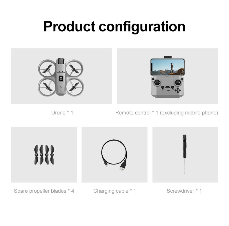Xiaomi Gt3 Max Drohne 8k HD Luftaufnahmen, großer Bildschirm, optischer Fluss, Positionierung, bürstenlos, intelligente Hindernisvermeidung