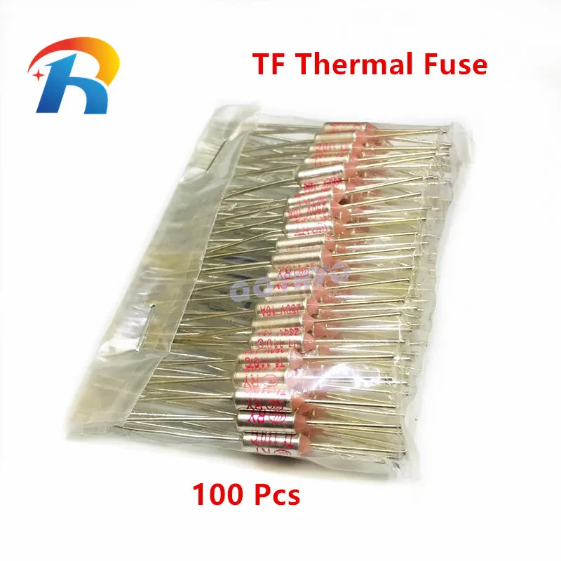 10 ~ 100 Stücke Temperatur RY 10A 250 V Tf Thermosicherung 60C 72C 77C 94C 99C 100C 113C 121C 133C 142C 157C 172C 192C 216C 240C 300C
