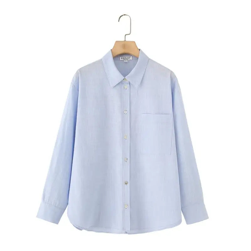 Hemden Frühling frauen 2025, Neue Chic Lose Elegante Büro Blusen Mode Bequeme Lange Ärmeln Straße Jugend Hemd Tops