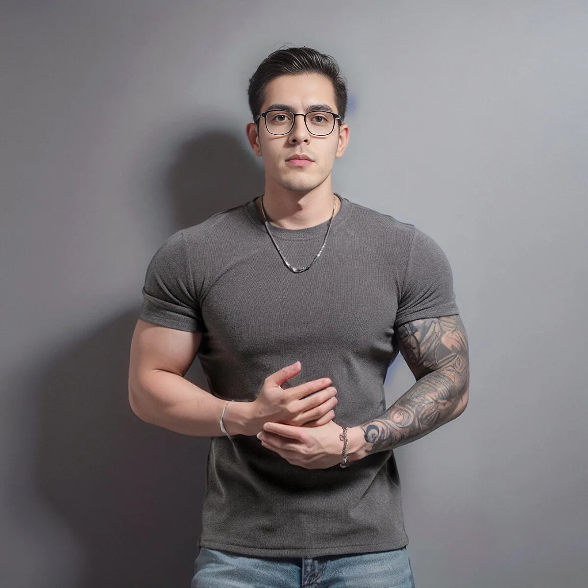 Gym männer Sommer Sport Quick Dry Fitness Kurzarm T-shirt Outdoor Dünne Beiläufige T Tops Muscle Strumpfhosen Bodybuilding Kleidung