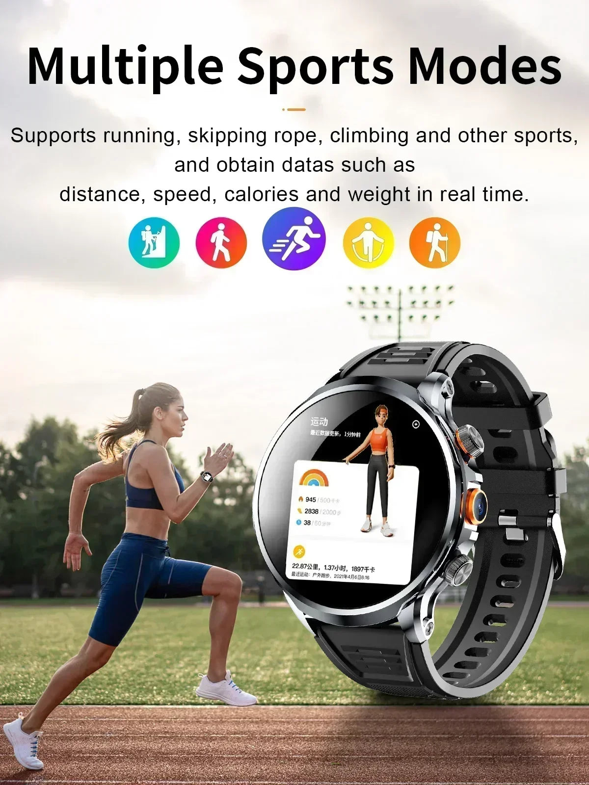 Neue H18 Android Smartwatch 1,95 Zoll AMOLED Blaulichtfilter Bluetooth Anruf GPS+GLONASS Dual Navigation Wasserdicht