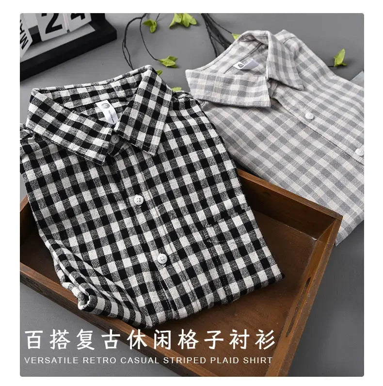 Hemd Kurzarm Herren Sommer 2025, neue trendige Marke, Top, lässig, Revers, Jugend, High-End-Gefühl