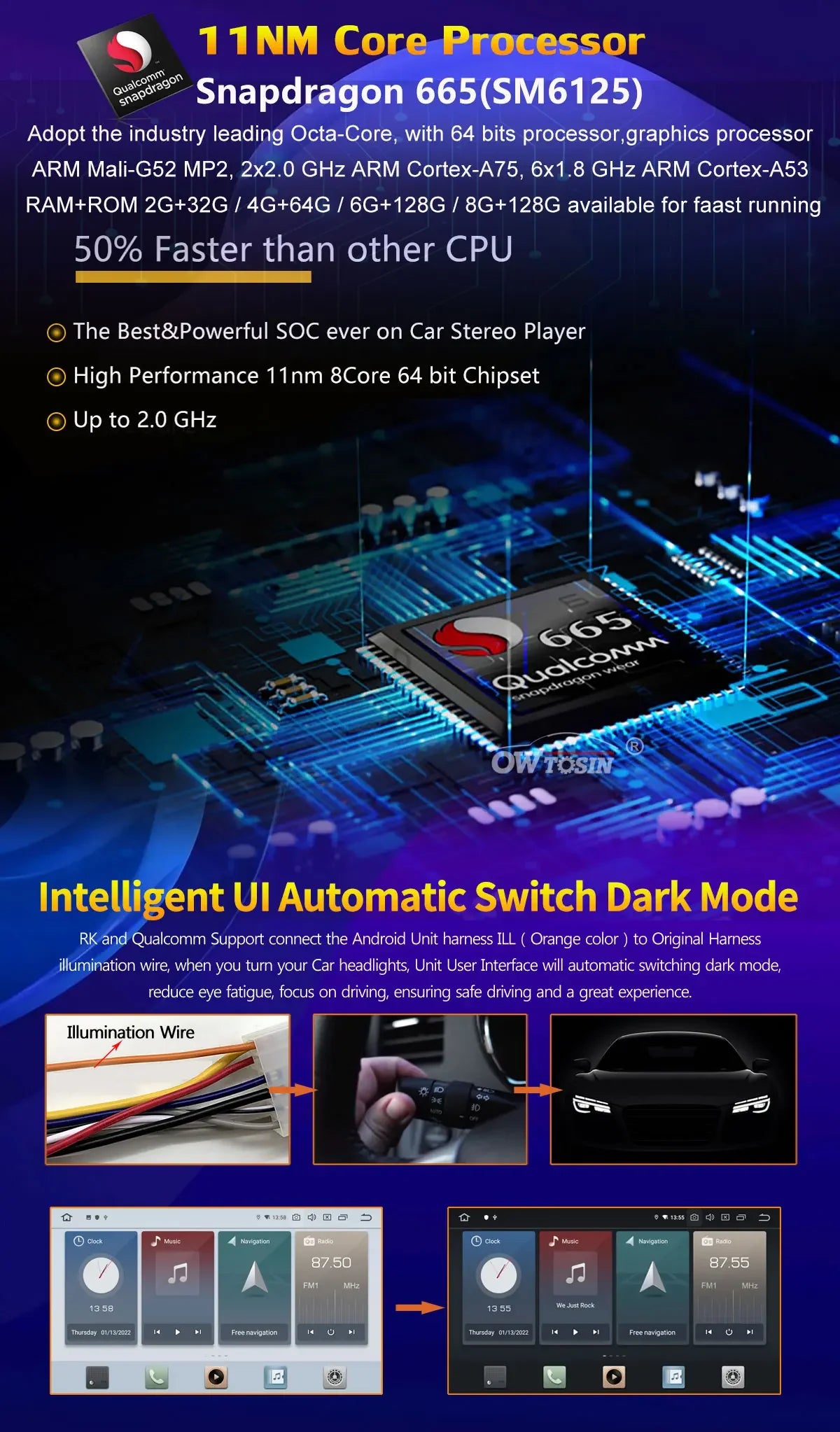 UIS7870 6nm 12G + 256G Android 13 Auto GPS Radio Player Für BMW Mini Cooper R55 R56 R57 R58 R59 R60 2010-2016 CarPlay Video Stereo