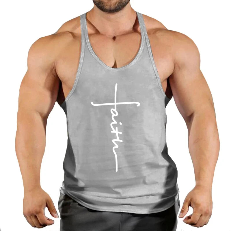 Gym Top Männer T-shirts Fitness Mann Kleidung Muskel Bodybuilding Hemd Singlet Stringer Kleidung Weste männer Singuletts Westen Tops