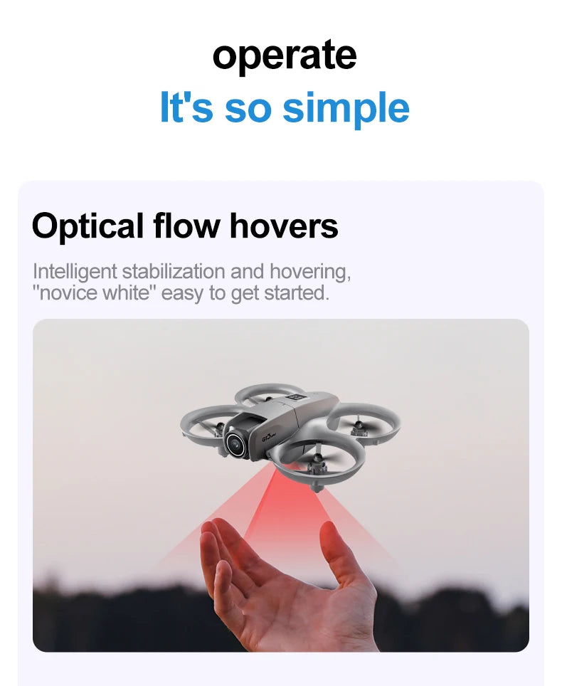 Xiaomi Gt3 Max Drohne 8k HD Luftaufnahmen, großer Bildschirm, optischer Fluss, Positionierung, bürstenlos, intelligente Hindernisvermeidung