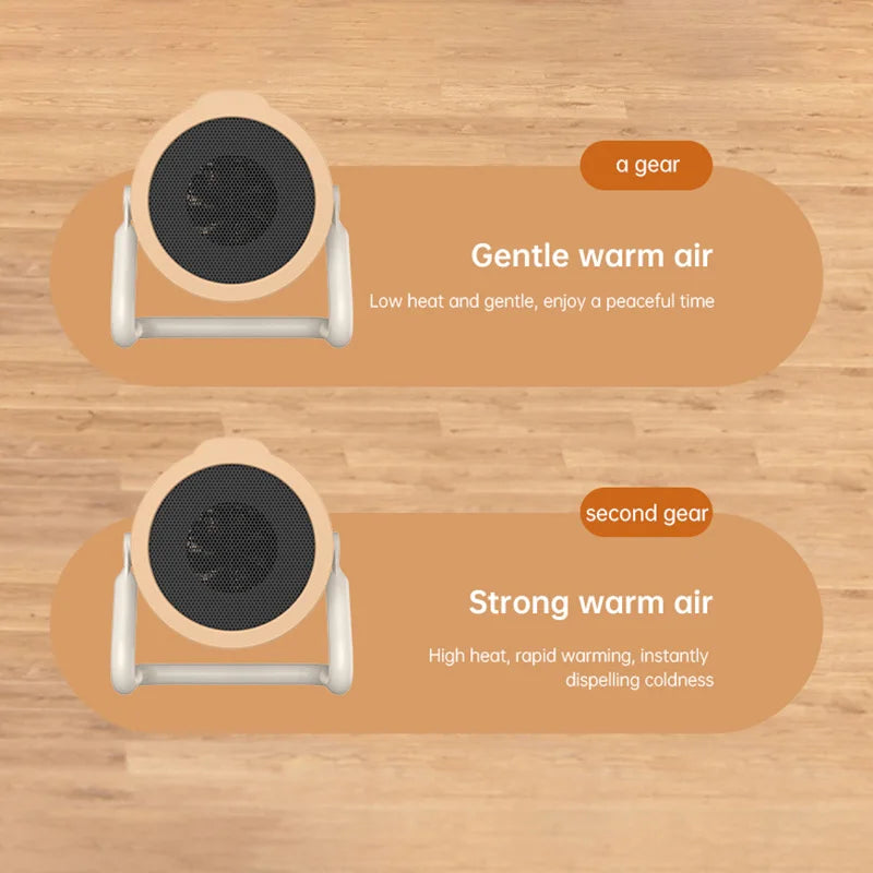 Xiaomi 1000W Tragbare Desktop Elektrische Heizung Warme Luft Gebläse Heizung Keramik Raum Heizung Mit Spitze Über Schutz Für den Heimgebrauch