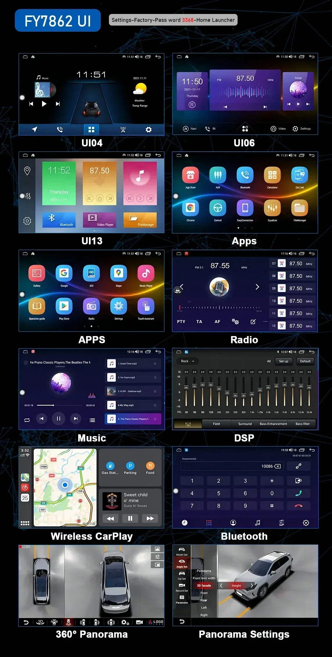 CHSTEK Autoradio für BMW Mini Cooper S Clubman R55 Clubvan R56 Cabrio R57 Coupe R58 R59 Multimedia Bluetooth Android Player GPS