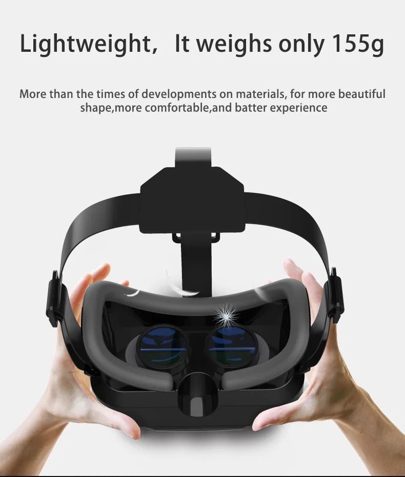 Vr Brille Virtual-Reality-Headset Viar-Geräte Helm 3D-Objektive Smart-Brille für Smartphones Handy Handy Gogle Spiel Zubehör